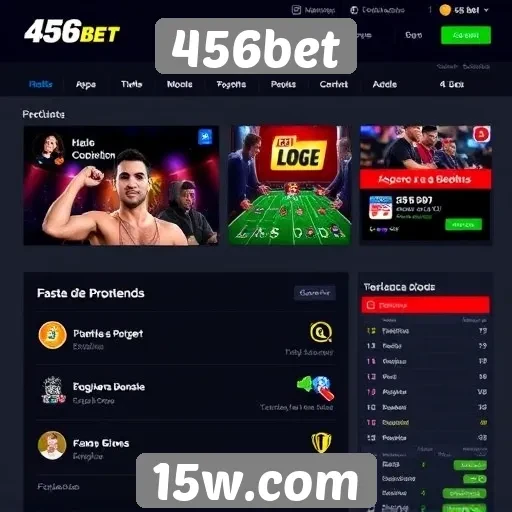 Avaliação das funcionalidades do site 456bet